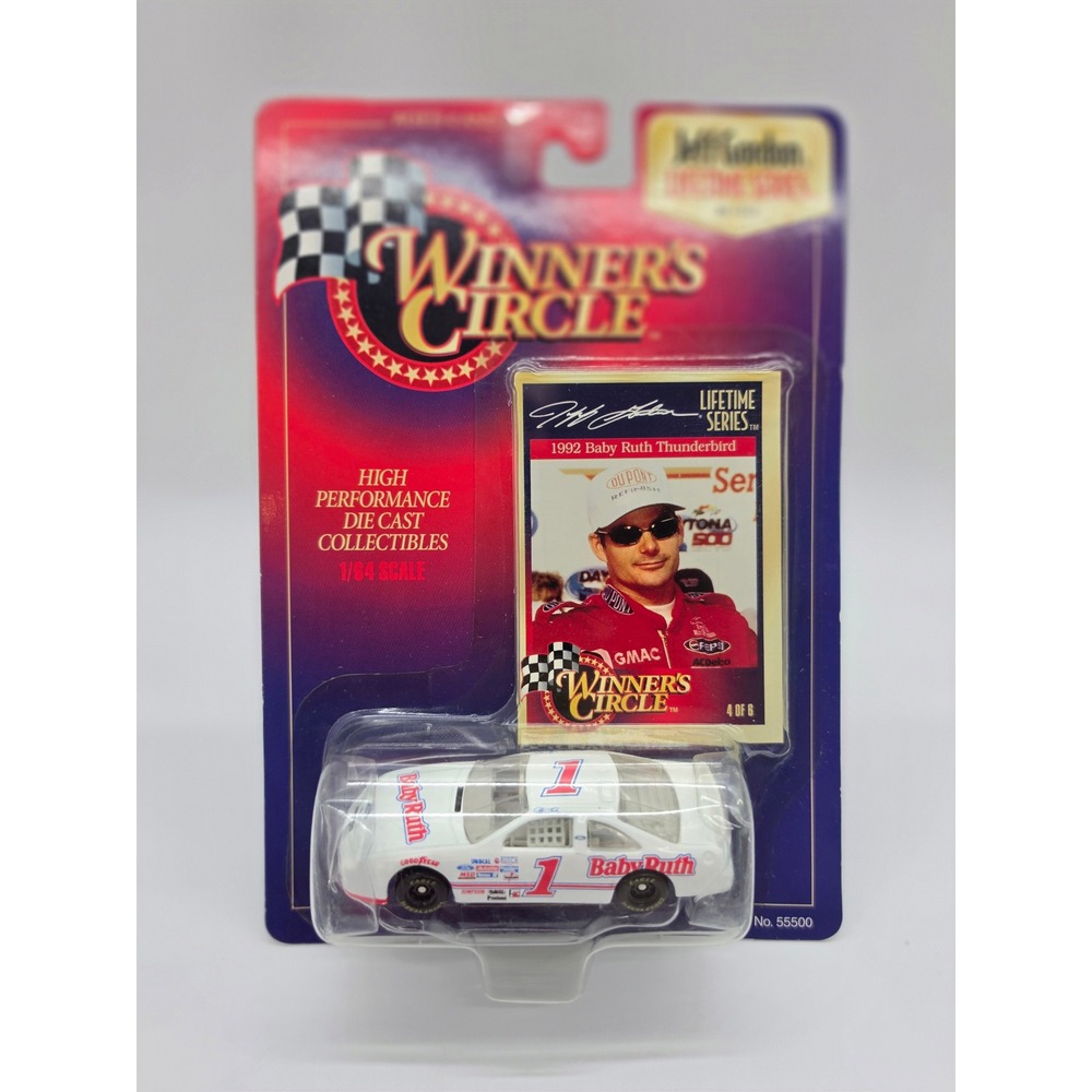 Jeff Gordon Winners Circle 1992 Baby Ruth Thunderbird 1/64 Diecast 1997 Nascar
